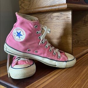 Converse Pink High-Top Sneakers